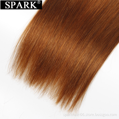 SPARK 10A Ombre Human Hair Bundles 1b/30 Brazilian Ombre Straight Hair3-color hair extension Weave Hair Human Bundles